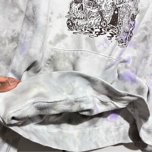 Size XL tie dye sweatshirt Fuzz band pullover :Box L03: - Picture 4 of 9